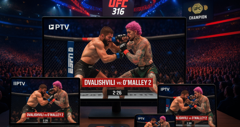 How to Watch Dvalishvili VS O’Malley 2 Live: The Best IPTV Guide