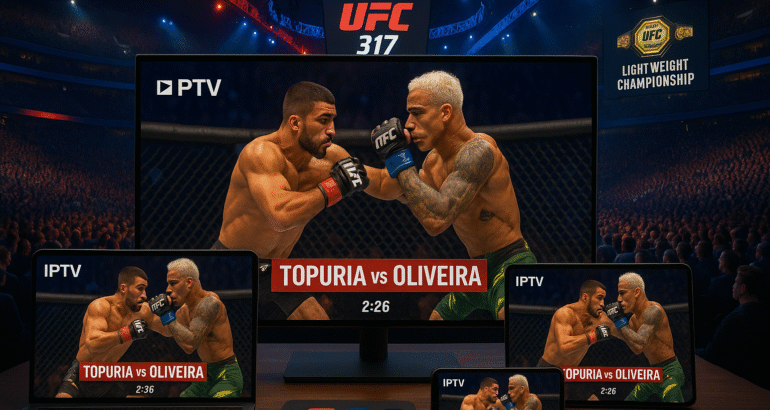 Watch the Explosive Topuria VS Oliveira Fight Live – UFC 317 Lightweight Title Showdown
