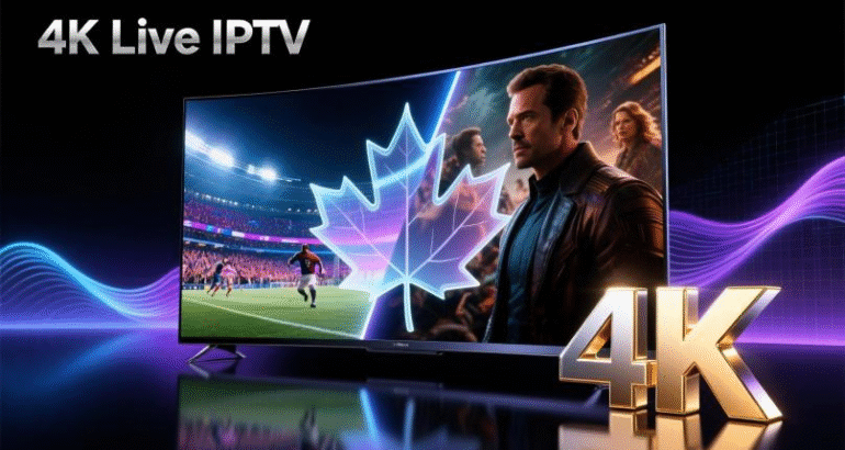 4K Live IPTV: Delivering the Best IPTV Experience in Canada 2025