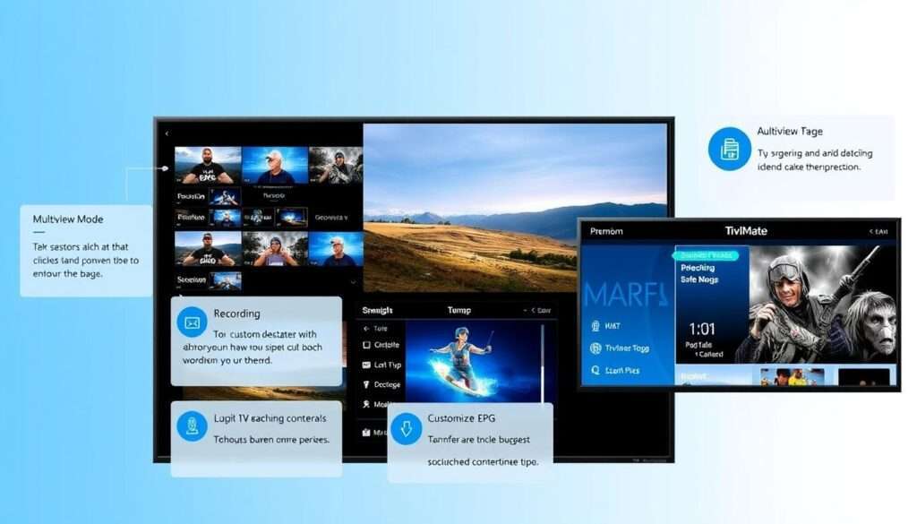 TiviMate Premium features showcase on FireStick 2026