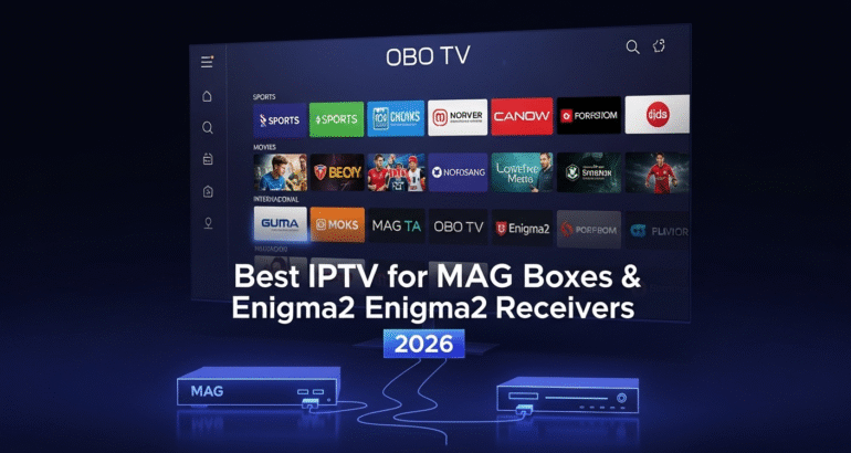 Best IPTV for MAG Boxes & Enigma2 Receivers 2026 – OBO TV