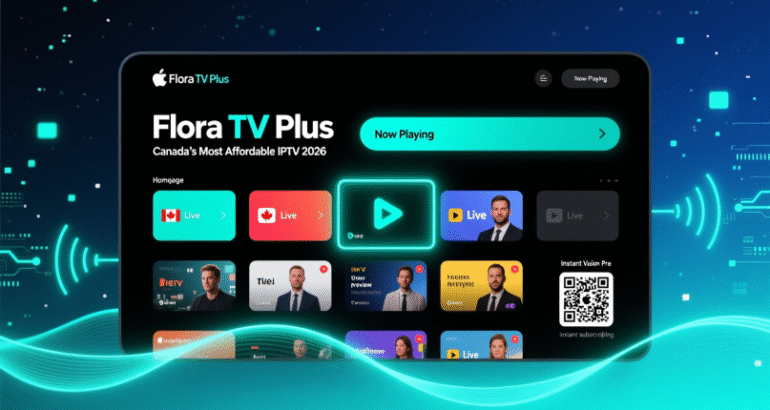 Flora TV Plus: Cheap IPTV Service in Canada 2026