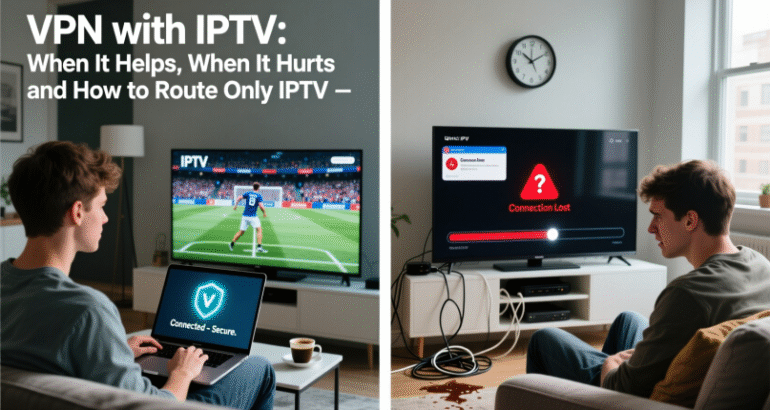VPN with IPTV: When It Helps, When It Hurts and How to Route Only IPTV
