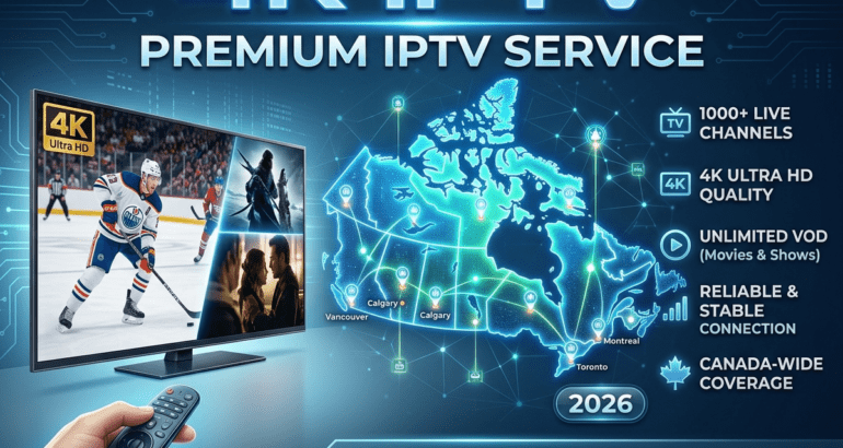 4K IPTV: Premium IPTV Service Across Canada 2026