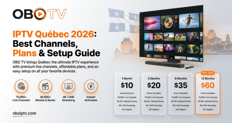 IPTV Québec 2026: Best Channels, Plans & Setup Guide